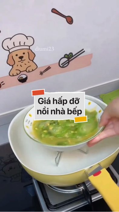 Giá hấp đỡ nồi nhà bếp #VideoHangGiaDung#shopeestyle#ShopeeVideo#ShopeeCreator #LuotVuiMuaLien #diumi458