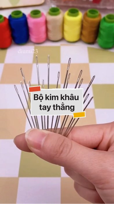 ￼Bộ kim khâu tay thẳng #VideohangDoiSong#ShopeeVideo#ShopeeCreator #LuotVuiMuaLien#KOLUyTin#Videomuasam #SandealcungKOL #diumi473