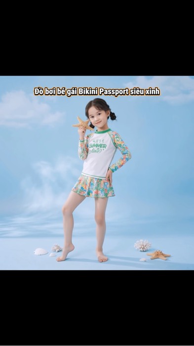 Đồ bơi bé gái siêu xinh Bikini Passport #ShopeeCreator #LuotVuiMuaLien #ShopeeVideo #xuhuong #KOLUyTin