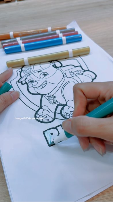 Bút lông màu nhũ Thiên Long #xuhuong #ShopeeVideo #KOLUyTin #ShopeeCreator #LuotVuiMuaLien