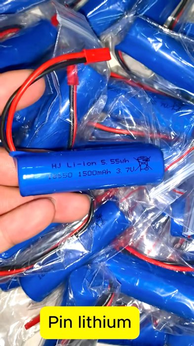 Pin Lithium 18650 3.7v 1500mah #pinlithium #pin18650 #pinxedieukhientuxa #pinsac #pin #dungcuvathietbitienich #giadung