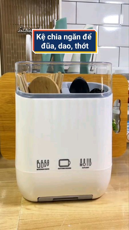 Kệ chia ngăn để đũa, dao, thớt #ShopeeCreator #LuotVuiMuaLien #VideohangDoisong #VideohangGiadung #ShopeeVideo #VideohangTieudung #SandealcungKOL