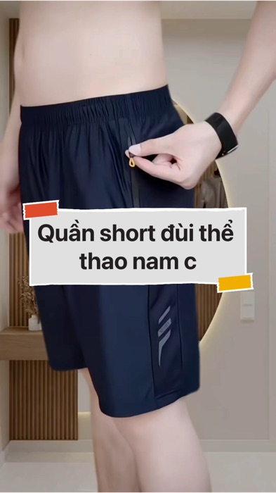 #VideohangDoiSong #HangMoiVe #KOLUyTin ￼Quần short đùi thể thao nam chất liệu gió lụa cao cấp form ngang co giãn 4 chiều có big size 140kg QSRELAX
