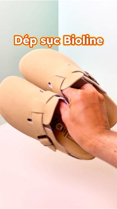 Dép sục đế trấu Birken Boston Bioline #ShopeeVideo #ShopeeCreator #LuotVuiMuaLien #shopthinhhanh #SandealcungKOL #KOLUyTin #bioline #dep #depsuc