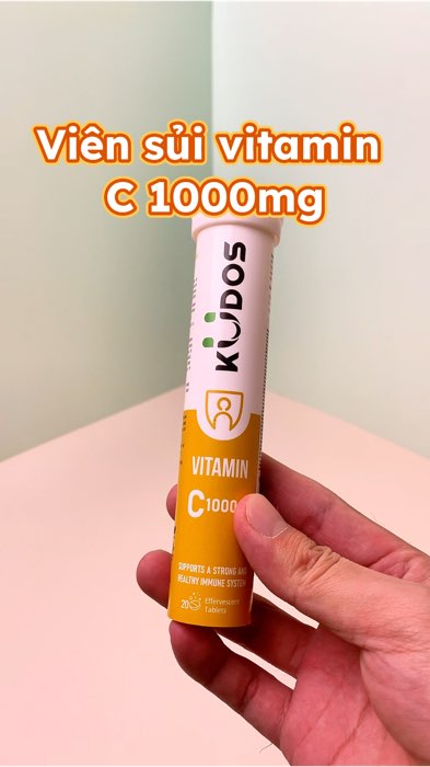 Viên sủi Vitamin C 1000mg Kudos #ShopeeVideo #ShopeeCreator #LuotVuiMuaLien #shopthinhhanh #SandealcungKOL #KOLUyTin #viensui #Kudos #vitaminc