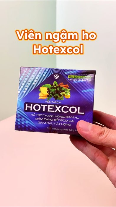 Kẹo ngậm ho Hotexcol Dân Khang #ShopeeVideo #ShopeeCreator #LuotVuiMuaLien #shopthinhhanh #SandealcungKOL #KOLUyTin #vienngamho #dankhang #hotexcol