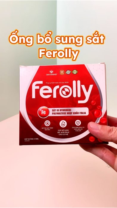 Ống bổ sung sắt Acid Folic Ferolly #ShopeeVideo #ShopeeCreator #LuotVuiMuaLien #shopthinhhanh #SandealcungKOL #KOLUyTin #ferolly #dankhang