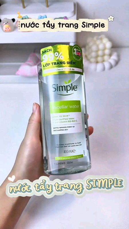 Nước tẩy trang simple #nuoctaytrang #ShopeeVideo #ShopeeCreator #LuotVuiMuaLien