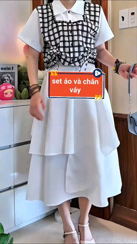 Set áo và chân váy #setaovachanvay #doxinh #LuotVuiMuaLien #videohangthoitrang #HangMoiVe #ShopeeCreator #shopeevideo
