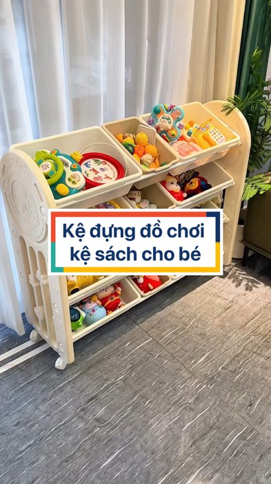 Kệ đựng đồ chơi  kệ sách cho bé #SandealcungKOL #videomuasam #KOLUyTin #HangMoiVe #ShopeeVideo #LuotVuiMuaLien #ShopeeCreator #Videohangmevabe