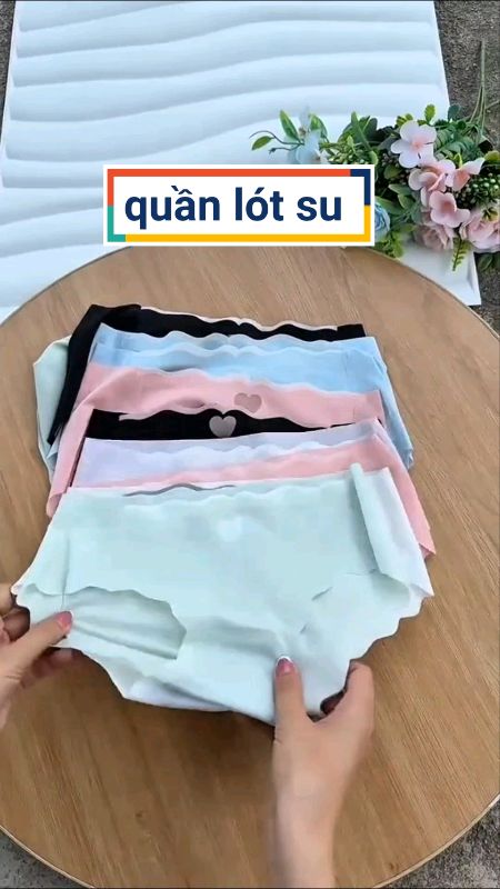Quần lót su mềm, mặc mát thoải mái lắm mấy bà #quanlot #quanlotsu #LuotVuiMuaLien #VideohangThoiTrang #HangMoiVe #ShopeeVideo