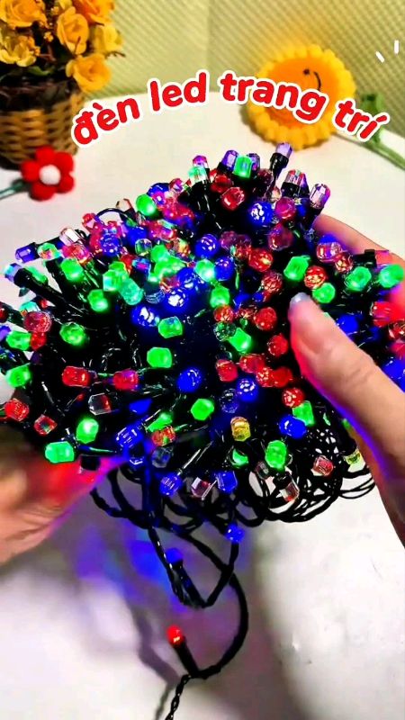 Đèn led trang trí tết, cây, các kiểu #ShopeeCreator #SandealcungKOL #LuotVuiMuaLien
