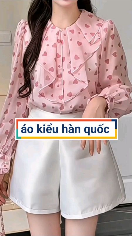 Áo tơ cổ bèo kiểu hàn quốc #aokieu #aokieuhanquoc #HangMoiVe #ShopeeVideo #ShopeeaCreator #videohangThoiTrang #LuotVuiMuaLien #SandealcungKOL