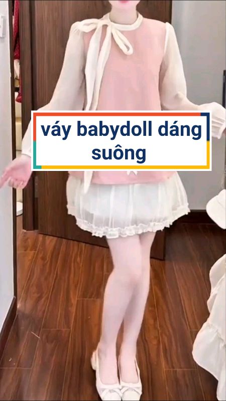 Váy babydoll dáng suông #vaybabydoll #HangMoiVe #ShopeeVideo #ShopeeCreator #VideohangThoiTrang #LuotVuiMuaLien