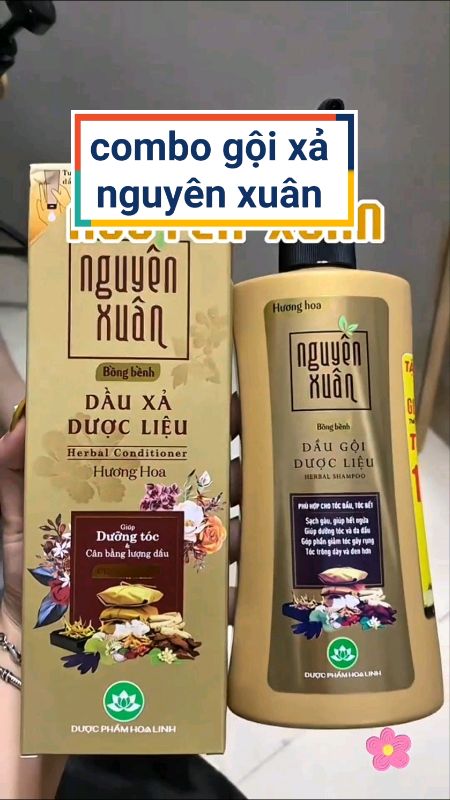Combo gội xả dược liệu Nguyên Xuân #daugoinguyenxuan  #dauxa #SandealcungKOL #HangMoiVe #LuotVuiMuaLien #ShopeeVideo #ShopeeCreator