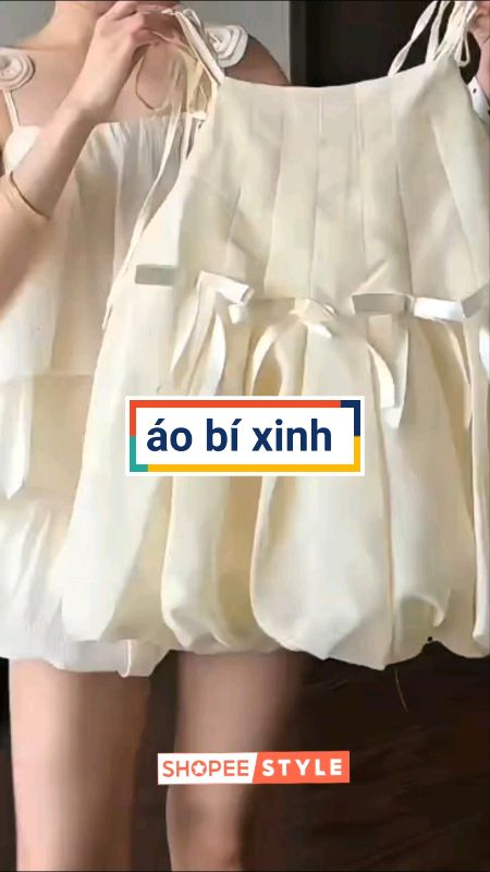 Áo bí 2 dây #aokieu #aonu #ShopeeCreator #LuotVuiMuaLien #ShopeeVideo