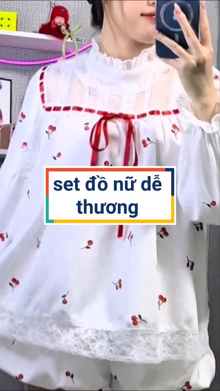 Set đồ nữ dễ thương #setdonu #setvay #VideohangThoiTrang #LuotVuiMuaLien #HangMoiVe