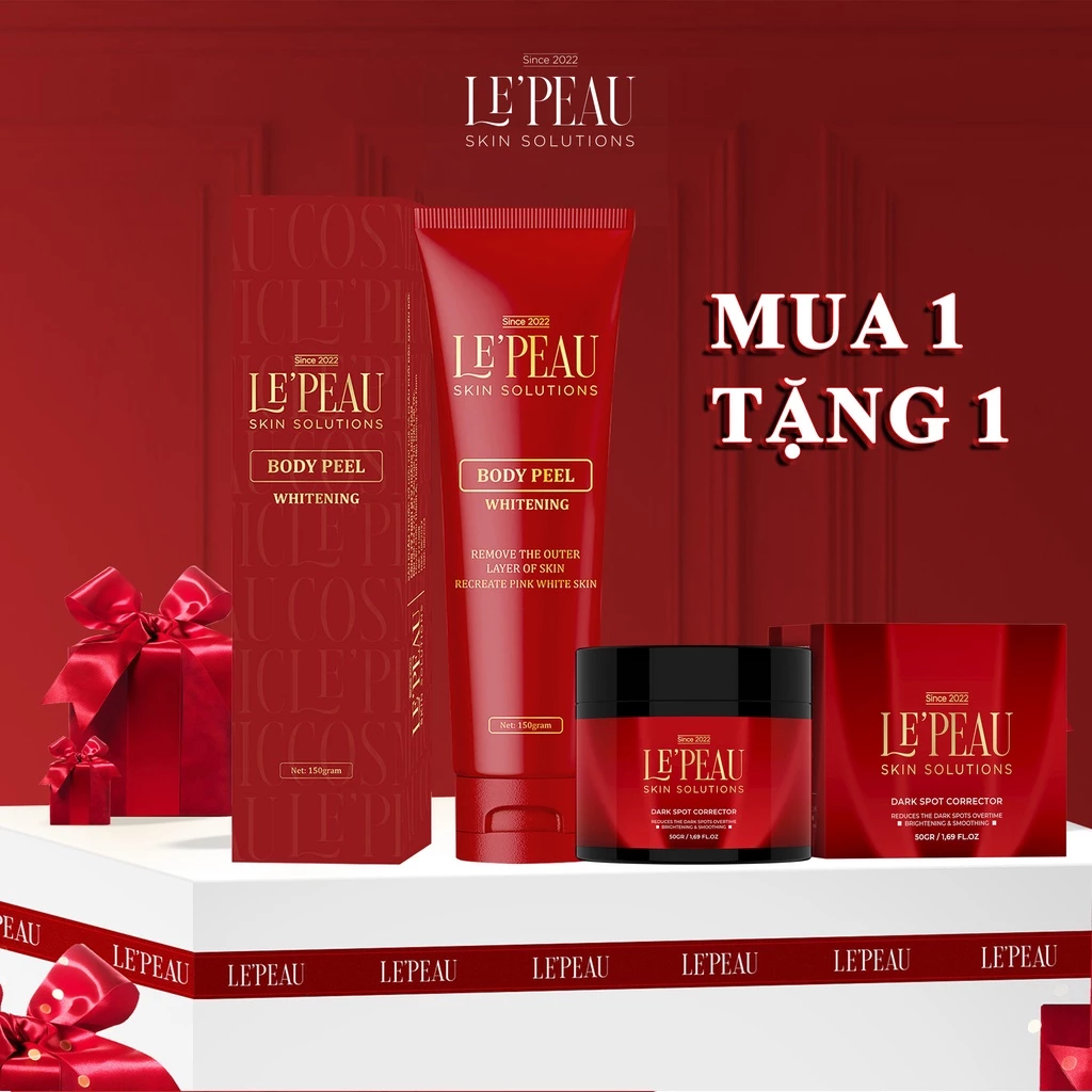 SĨ[tăng 4]Peel Body Tái Tạo Da Toàn Thân, peel nách, thay da sinh học giúp làm sáng các vùng da, trắng sáng mịn màng