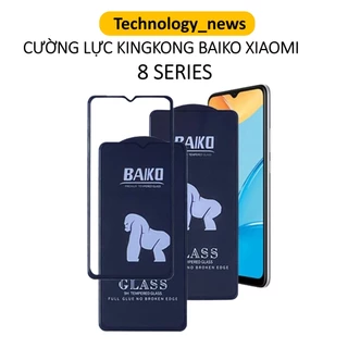 Kính cường lực KingKong Baiko Xiaomi Redmi 8/ 8A/ Redmi note 8/ note 8 pro/ mi 8 lite full màn hình hạn chế bám vân tay