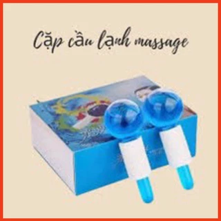 Quả cầu lạnh massage giúp tái tạo, làm đẹp da ,1 cặp 2 quả