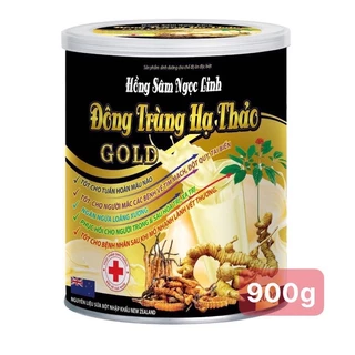 900g Sữa Hồng sâm ngọc linh Đông trùng hạ thảo Gold bổ sung dinh dưỡng phục hồi sức khoẻ tăng hệ miễn dịch cho cơ thể