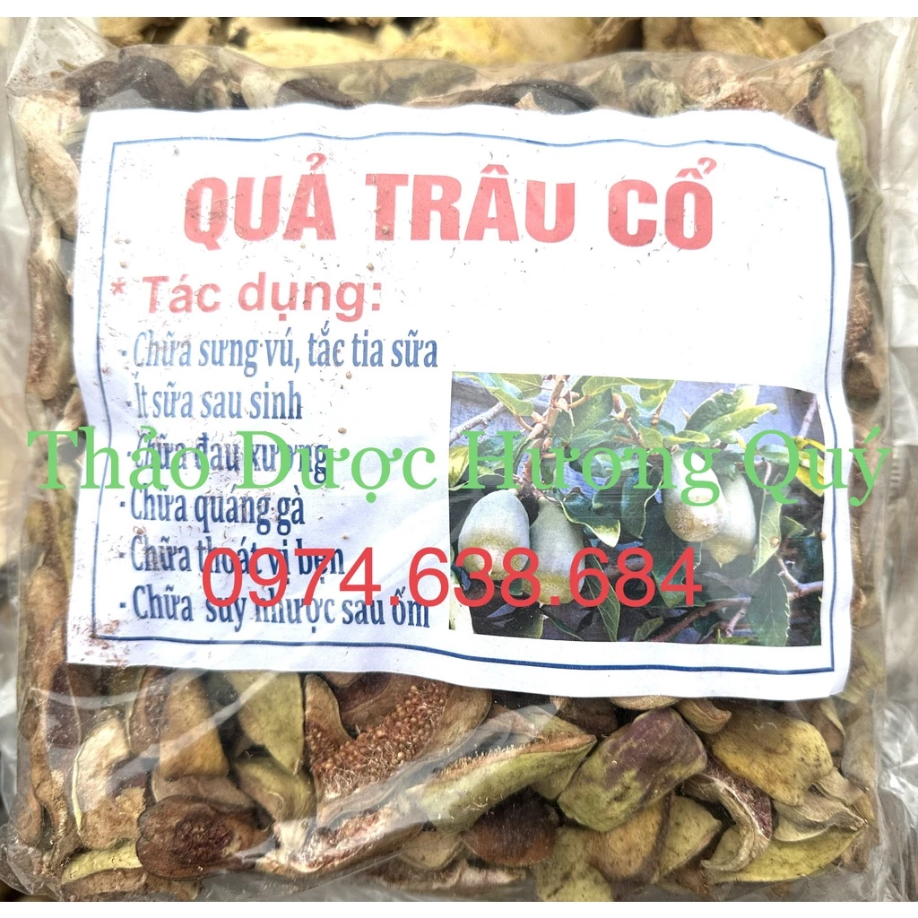 500g Quả Trâu Cổ khô thái lát loại 1 (sạch sẽ, thơm ngon)