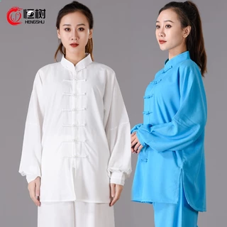 Bộ Trang Phục Thái Cực Quyền Kung Fu Thái Cực Quyền Vải cotton Co Giãn Thời Trang Xuân Thu Cho Nam Và Nữ ar