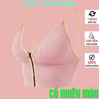 Áo Ngực Nữ SAM SAM Bra Khóa Trước Ngực Tiện Lợi Kiểu croptop Siêu Ngầu