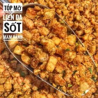 1 KG - Tóp mỡ liền da sốt mắm hành đậm đà (có video)