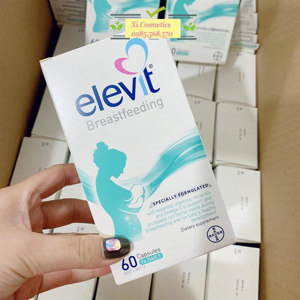 Elevit Breastfeeding Cho Con Bú Và Phụ Nữ Sau Sinh 60v Của Úc