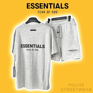 ⚡️[Best Quality] - Set Quần Áo FOG Fear Of God ESSENTIALS SS22 Light Oatmeal, Combo bộ quần áo FOG ESSENTIALS nam