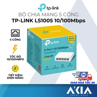 Bộ chia mạng Switch 5 cổng TP Link LS1005/ 8 cổng LS1008, Tiết kiệm điện năng tiêu thụ, Giảm ồn