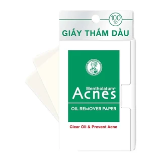 Giấy thấm dầu kiểm soát nhờn ngăn ngừa mụn Acnes Oil Remover Paper