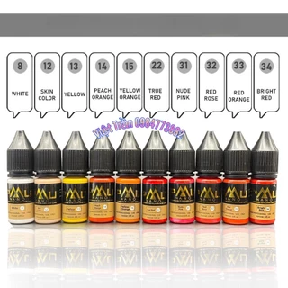 Mực PMU Nano chính hãng màu môi chai 10ml