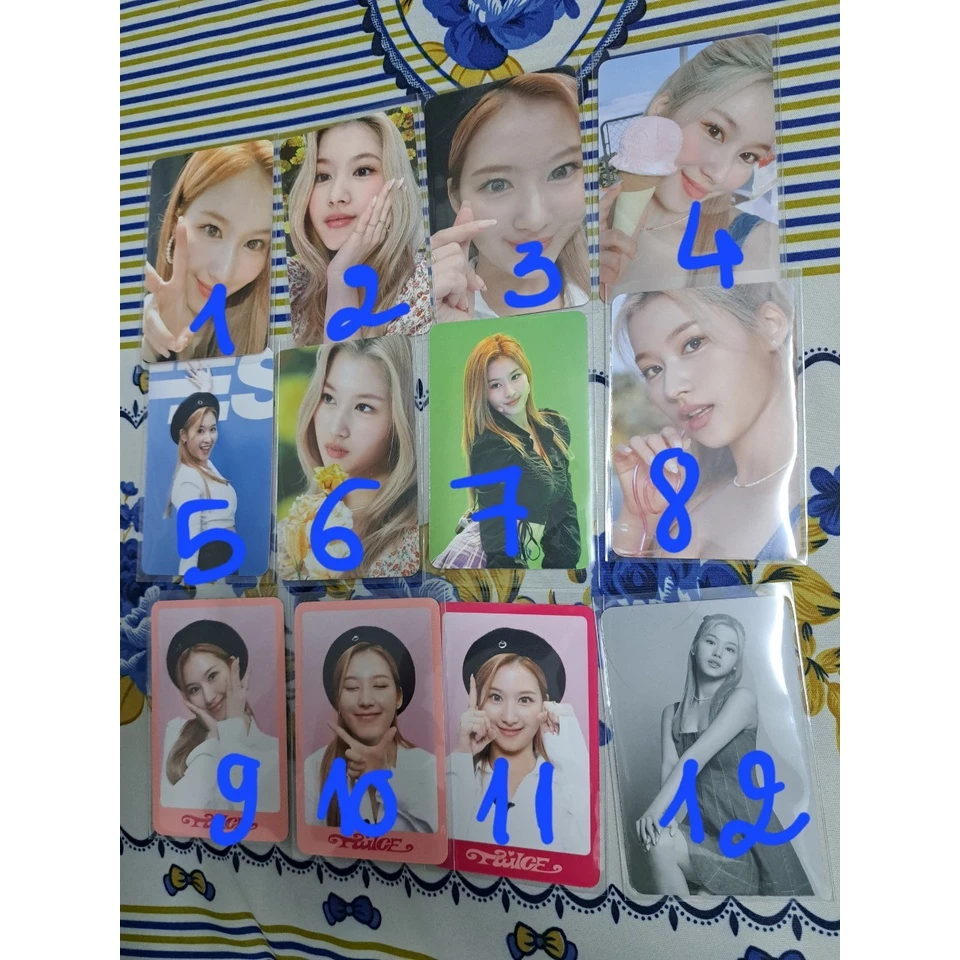 CARD DICON CHÍNH HÃNG TWICE NAYEON MOMO MINA SANA