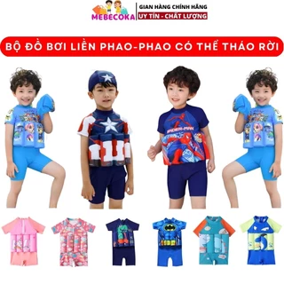 Đồ bơi trẻ em ,áo bơi liền phao tự nổi , bộ liền có phao cho bé trai bé gái loại cao cấp