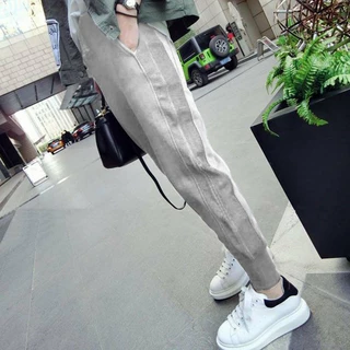 Quần baggy jogger cạp chun nam nữ chất da cá dày dặn siêu đẹp