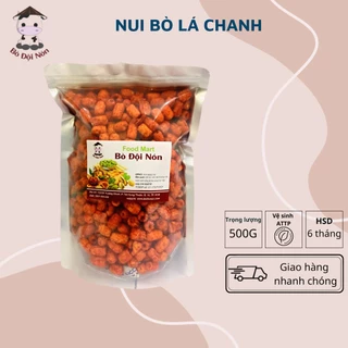 500Gr Nui Sấy Khô Bò Lá Chanh | Bò Đội Nón Shop