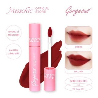 Misschic Son kem Gorgeous Smooth Velvet Lip Tint #04 SHE FIGHTS 4.5g ver 2