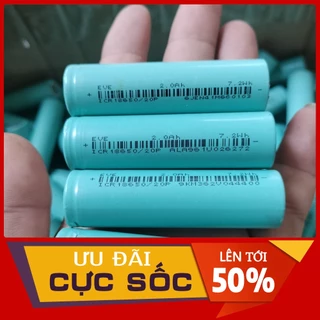 Pin 18650 EVE dung lượng 2500-2700mAh xả 20A tháo khối đã test [ Shop Mới Ưu Đãi ]