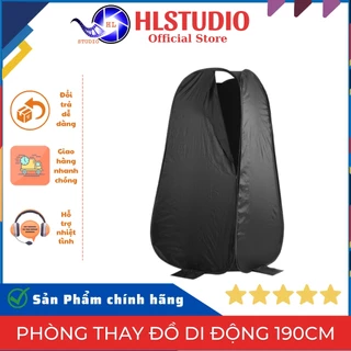 Phòng thay đồ di động 190cm HL Studio, dùng thay đồ cho người mẫu chụp ảnh ngoài trời