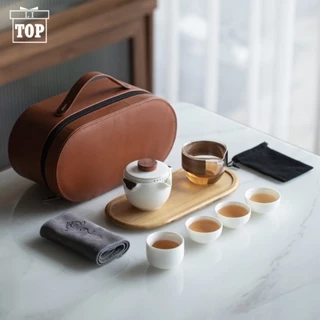 Bộ ấm trà Gongfu sứ Trung Quốc chất lượng cao