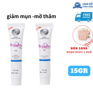 Gel Dưỡng Megaduo Plus Gel Giảm Mụn, Mờ Thâm 15g Plus Gel (Retinal + Salicylic Acid + AHA)