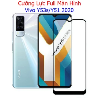 (F40) Miếng Dán Cường Lực Vivo Y53s / Y51 2020 Full Màn Hình