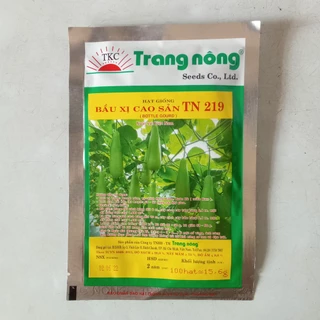 Hạt giống bầu xị siêu quả Trang Nông, bán lẻ 20 hạt