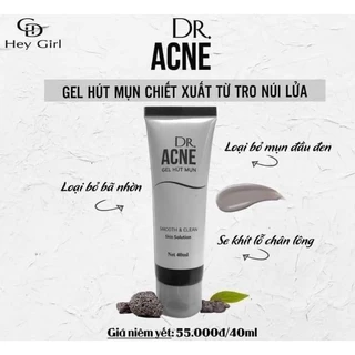 Gel lột mụn DR.ACNE ❤️FREESHIP❤️ mặt nạ lột mụn - sạch mụn cám, mụn đầu đen-, se khit lỗ chân lông