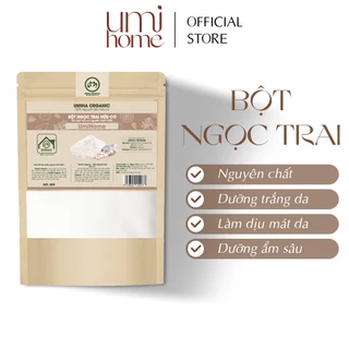 Bột Ngọc Trai đắp mặt nạ hữu cơ UMIHOME nguyên chất 40g