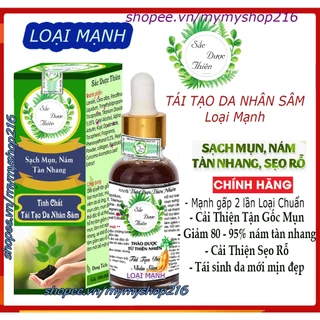 [Chính Hãng] Tái Tạo Da Nhân Sâm LOẠI MẠNH Sắc Dược Thiên 30ml - Cải Thiện tận gốc mụn, nám rỗ, tàn nhan - tri âm da Đẹp