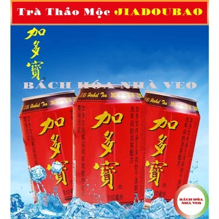 [LẺ] Trà Thảo Mộc Jia Dou Bao, Nước Sâm Thảo Mộc Thanh Nhiệt, Trà Lon Đỏ Trung Quốc, Hàng Chuẩn, Date Mới