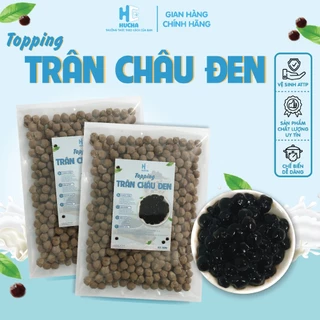 Trân châu đen gói 200g dẻo dai thơm ngon làm trà sữa trân châu đường đen, sét nguyên liệu Hucha